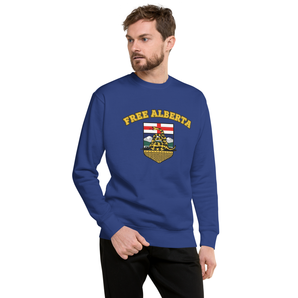Free Alberta Rattlesnake Sweatshirt (Unisex)