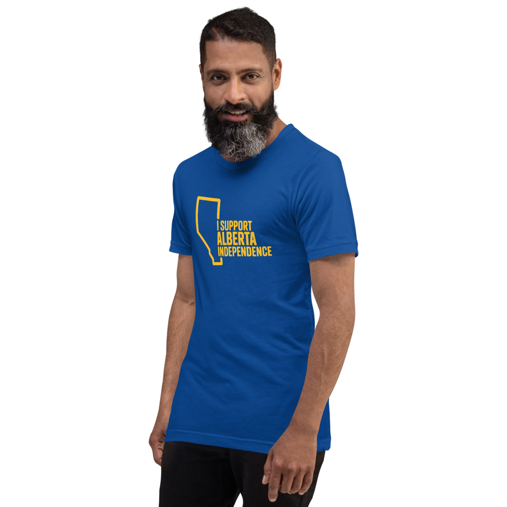 Royal Blue Support Independence T-Shirt (Unisex)