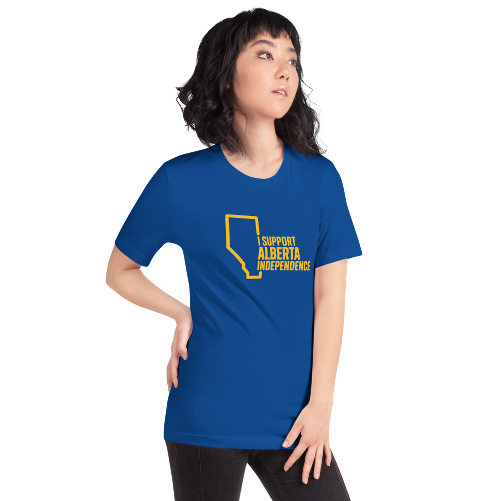 Royal Blue Support Independence T-Shirt (Unisex)
