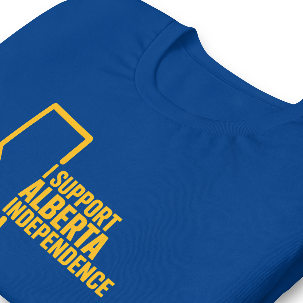 Royal Blue Support Independence T-Shirt (Unisex)