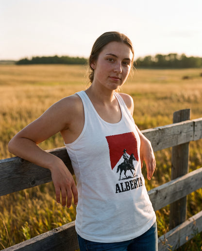 Vintage Style Alberta Women's Ideal Racerback Tank