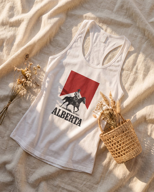 Vintage Style Alberta Women's Ideal Racerback Tank