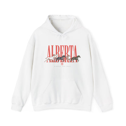 Alberta Unisex Hoodie | Vintage Western Alberta Pride Pullover