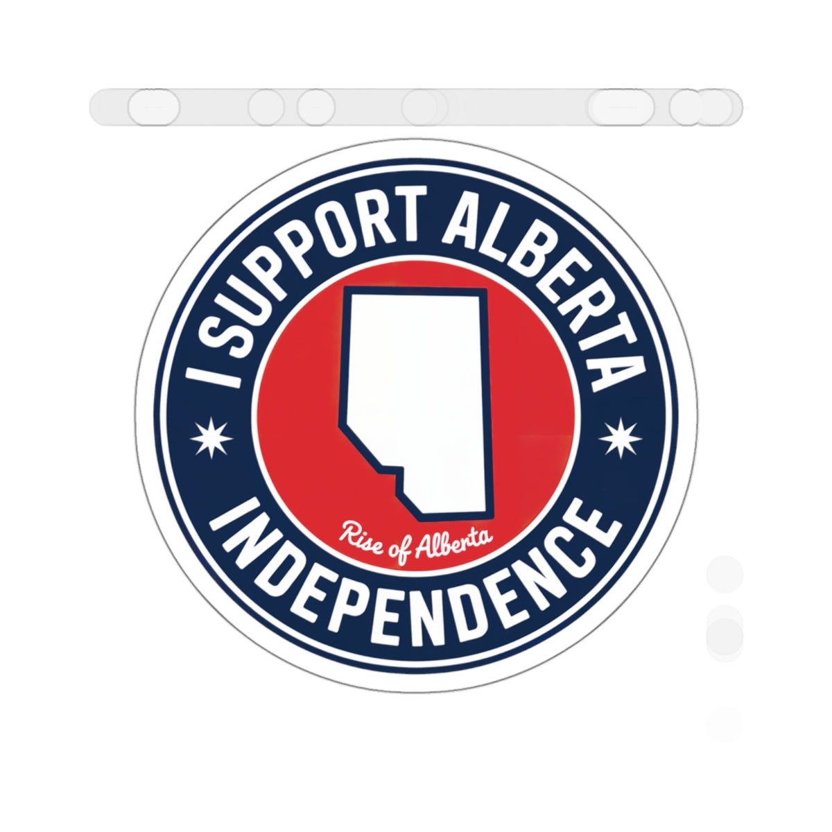 I Support Alberta Independence Die-Cut Sticker (Indoor & Outdoor Use)
