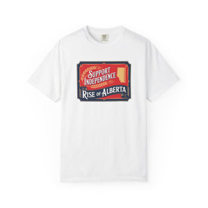 Unisex Independence Support T-Shirt | Vintage Alberta Design