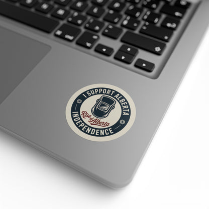 Support Alberta Independence Welder Sticker Roll (50, 100, 250 Stickers)
