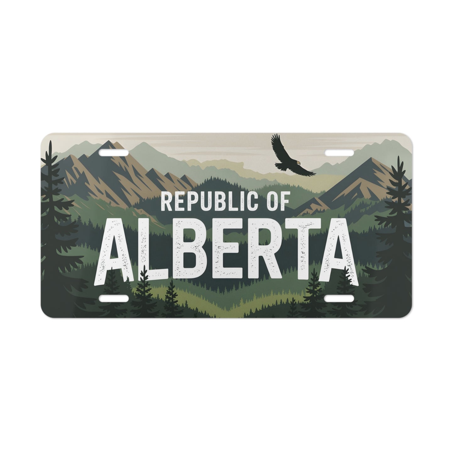 Green Republic of Alberta Vanity Plate