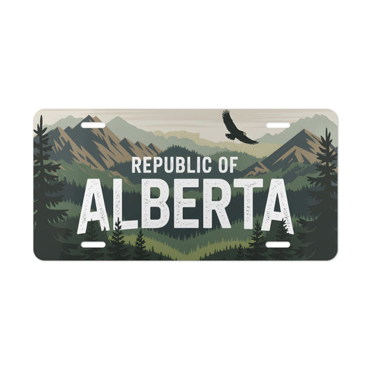 Green Republic of Alberta Vanity Plate