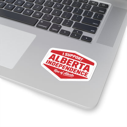 I Support Alberta Independence Kiss-Cut Sticker