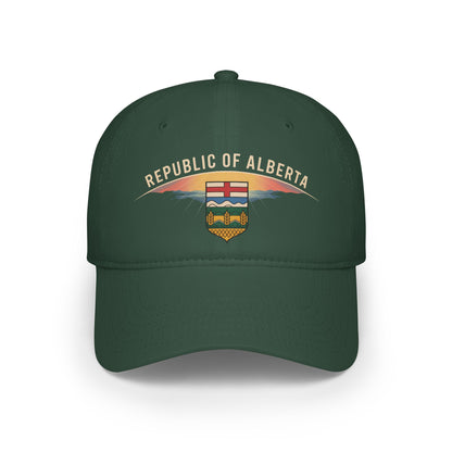 Baseball Cap - Republic Of Alberta Sunrise Independence Hat