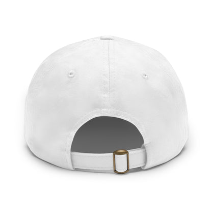 Rustic Leather Patch Dad Hat, Men’s Cap