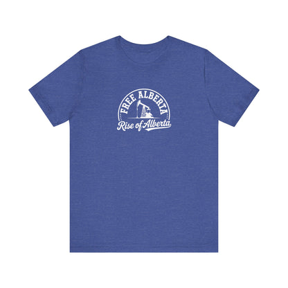 Black "Free Alberta" Pumpjack Graphic Tee - Unisex