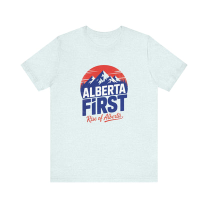 Vintage Style "Alberta First" Rise of Alberta T-Shirt