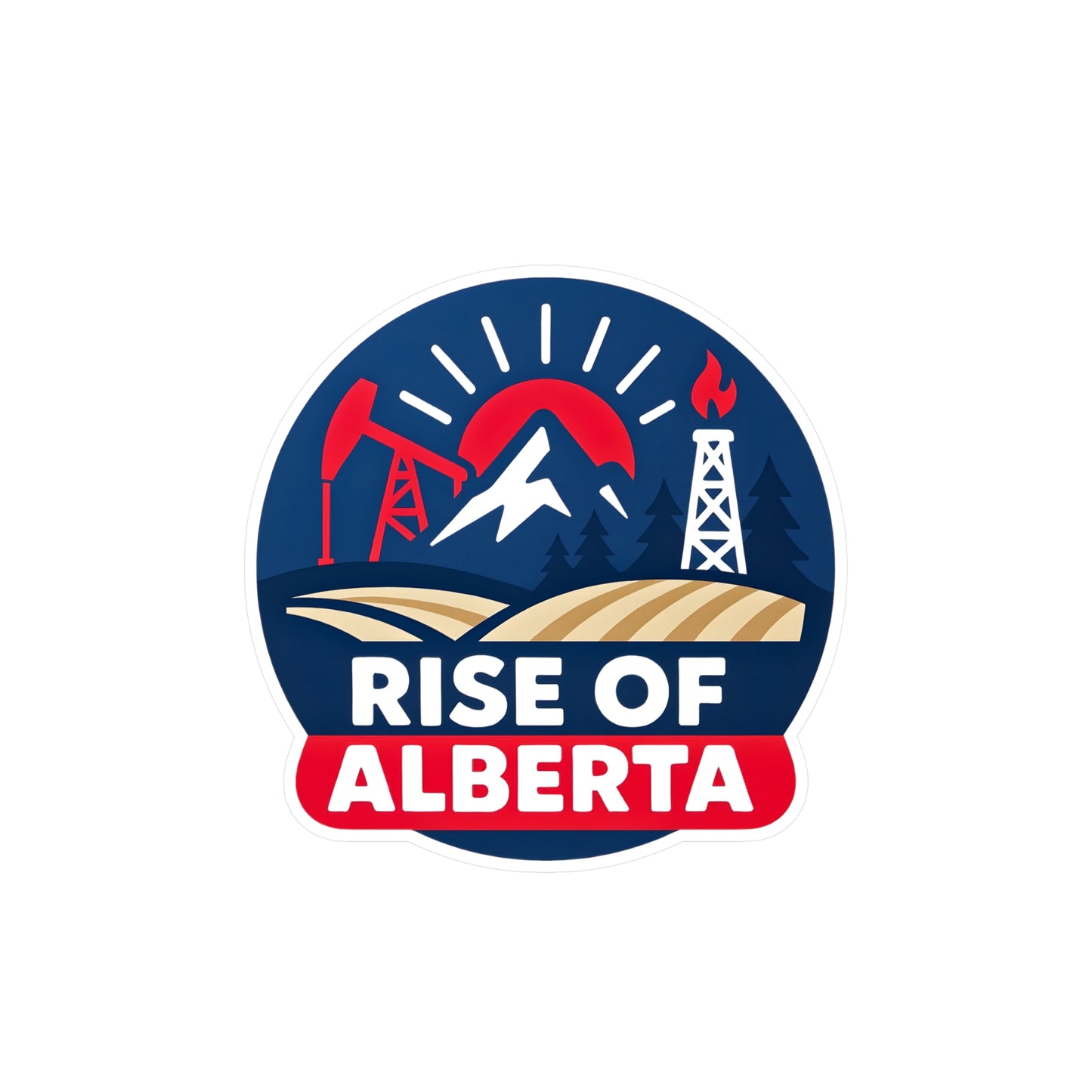 Rise of Alberta Vinyl Decal Stickers
