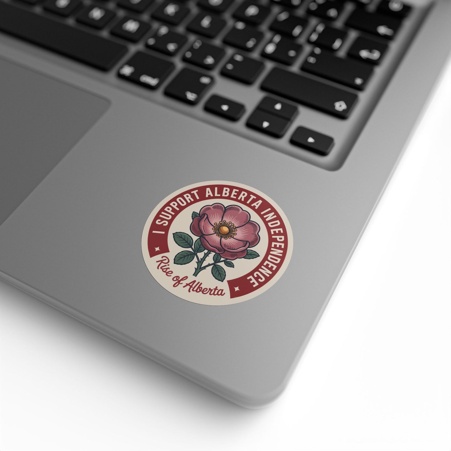 Support Alberta Independence Wildrose Sticker Roll (50, 100, 250 Stickers)