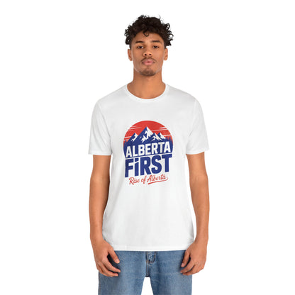 Vintage Style "Alberta First" Rise of Alberta T-Shirt