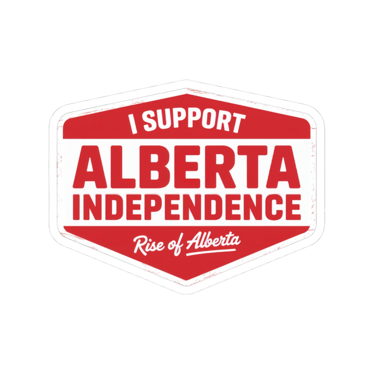 I Support Alberta Independence Kiss-Cut Sticker