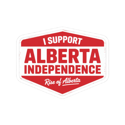 I Support Alberta Independence Kiss-Cut Sticker