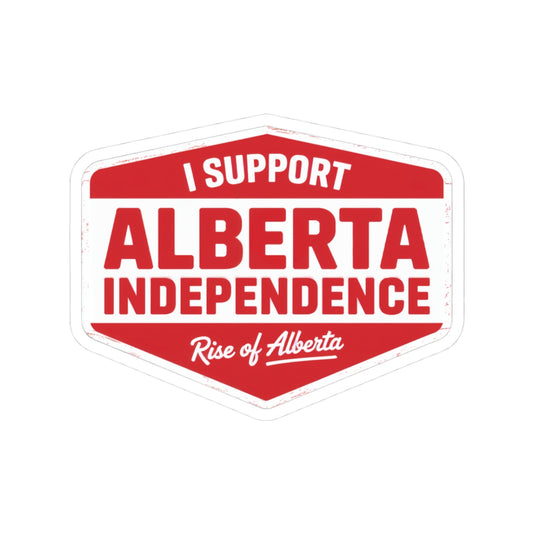 I Support Alberta Independence Kiss-Cut Sticker