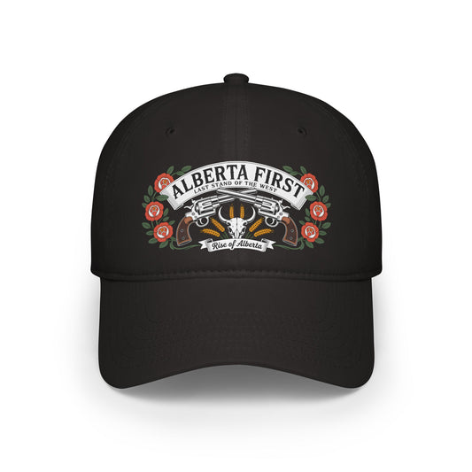 Baseball Cap - Alberta First Slogan - Rustic Western Style