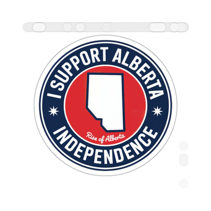 I Support Alberta Independence Die-Cut Sticker (Indoor & Outdoor Use)