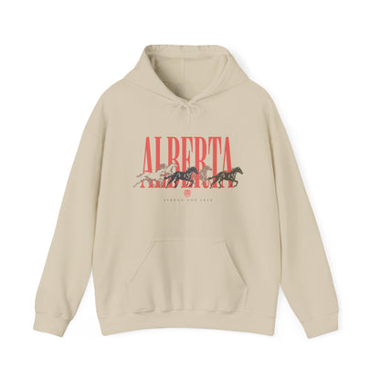 Alberta Unisex Hoodie | Vintage Western Alberta Pride Pullover