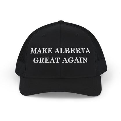 Black Make Alberta Great Again Snapback Trucker Cap