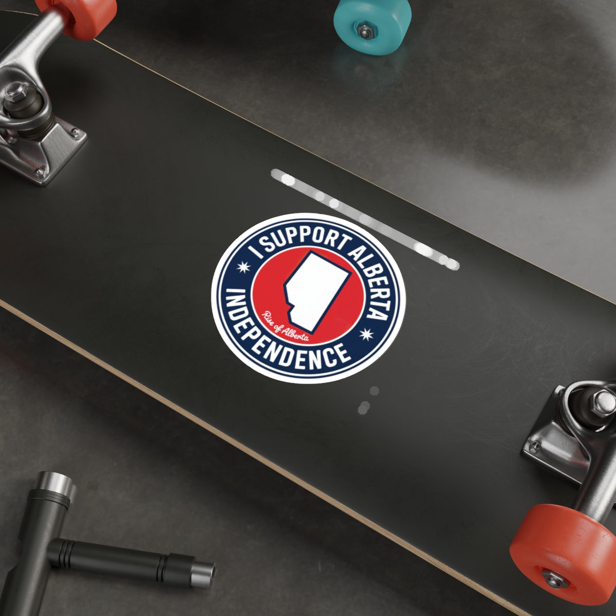 I Support Alberta Independence Die-Cut Sticker (Indoor & Outdoor Use)