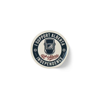 Support Alberta Independence Welder Sticker Roll (50, 100, 250 Stickers)