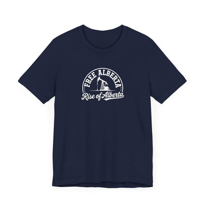 Black "Free Alberta" Pumpjack Graphic Tee - Unisex