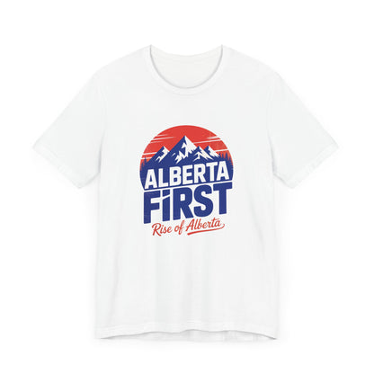 Vintage Style "Alberta First" Rise of Alberta T-Shirt