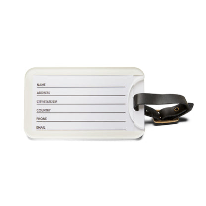 Alberta Flag Luggage Tag – Blue Travel ID Tag