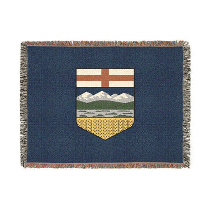 Alberta Flag Woven Blanket