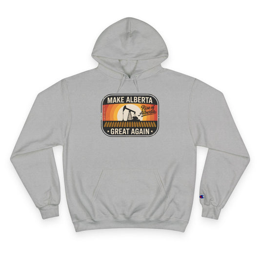 Retro Pumpjack Make Alberta Great Again Hoodie - Unisex