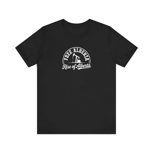 Black "Free Alberta" Pumpjack Graphic Tee - Unisex