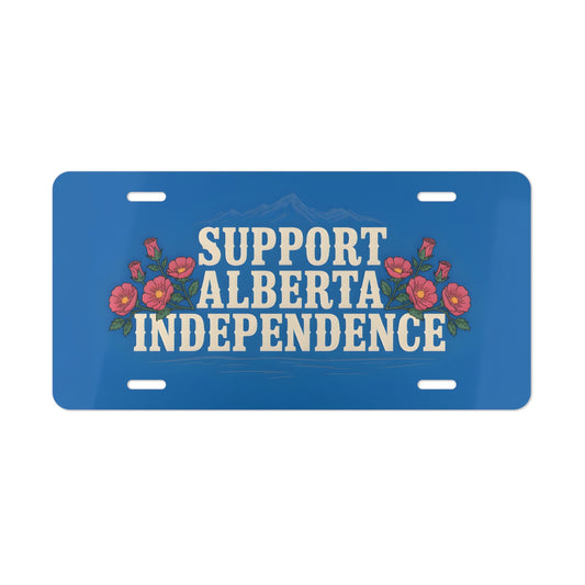 Wildrose Alberta Independence Vanity Plate