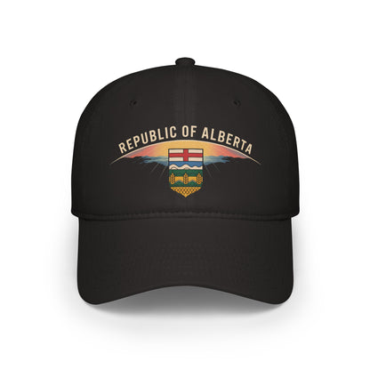 Baseball Cap - Republic Of Alberta Sunrise Independence Hat
