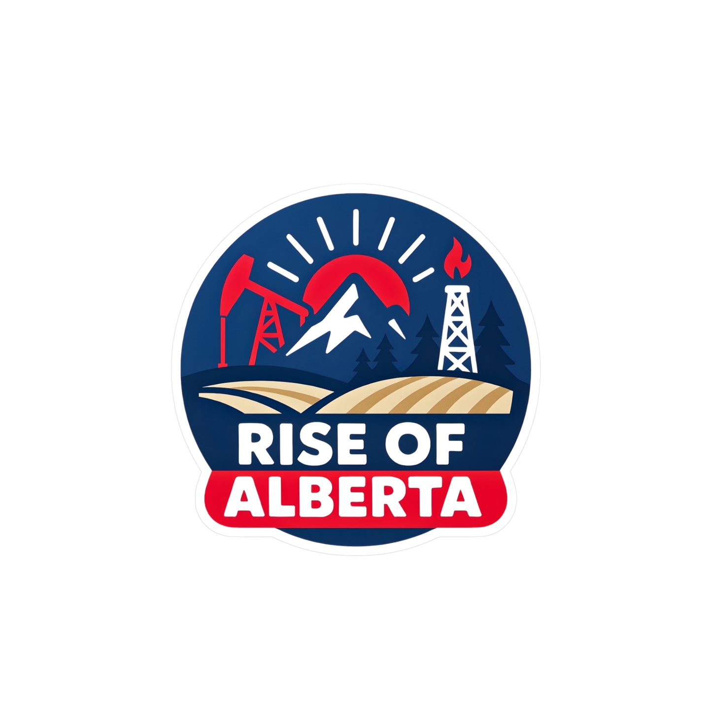 Rise of Alberta Vinyl Decal Stickers