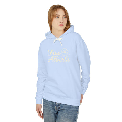 Free Alberta Lightweight Women's Hoodie — Alberta Pride Hooded Sweatshirt
