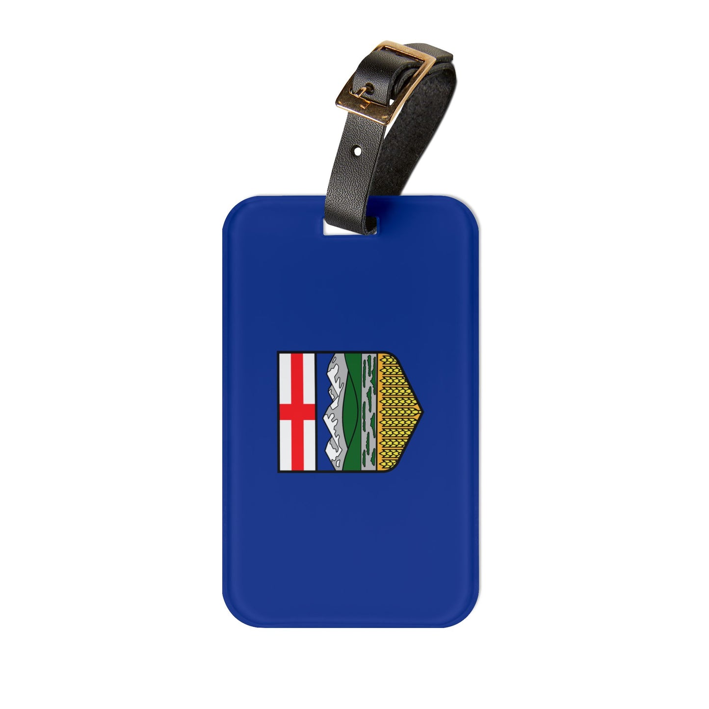 Alberta Flag Luggage Tag – Blue Travel ID Tag