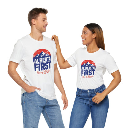 Vintage Style "Alberta First" Rise of Alberta T-Shirt