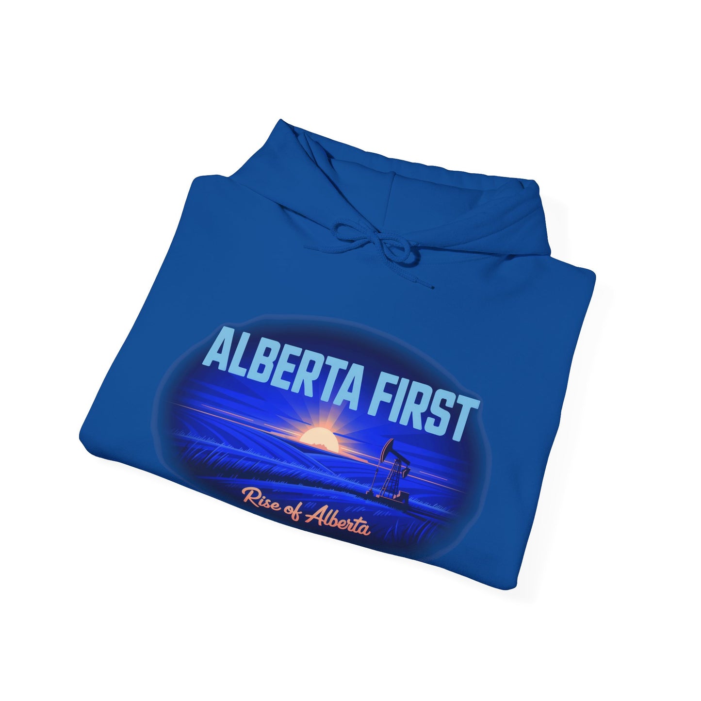 Blue Alberta First Sunrise Hoodie - Unisex