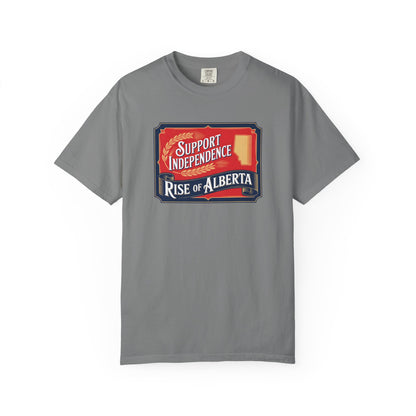 Unisex Independence Support T-Shirt | Vintage Alberta Design