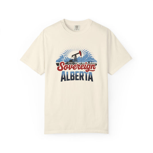 Vintage White T-shirt (Unisex) - Sovereign Alberta Design