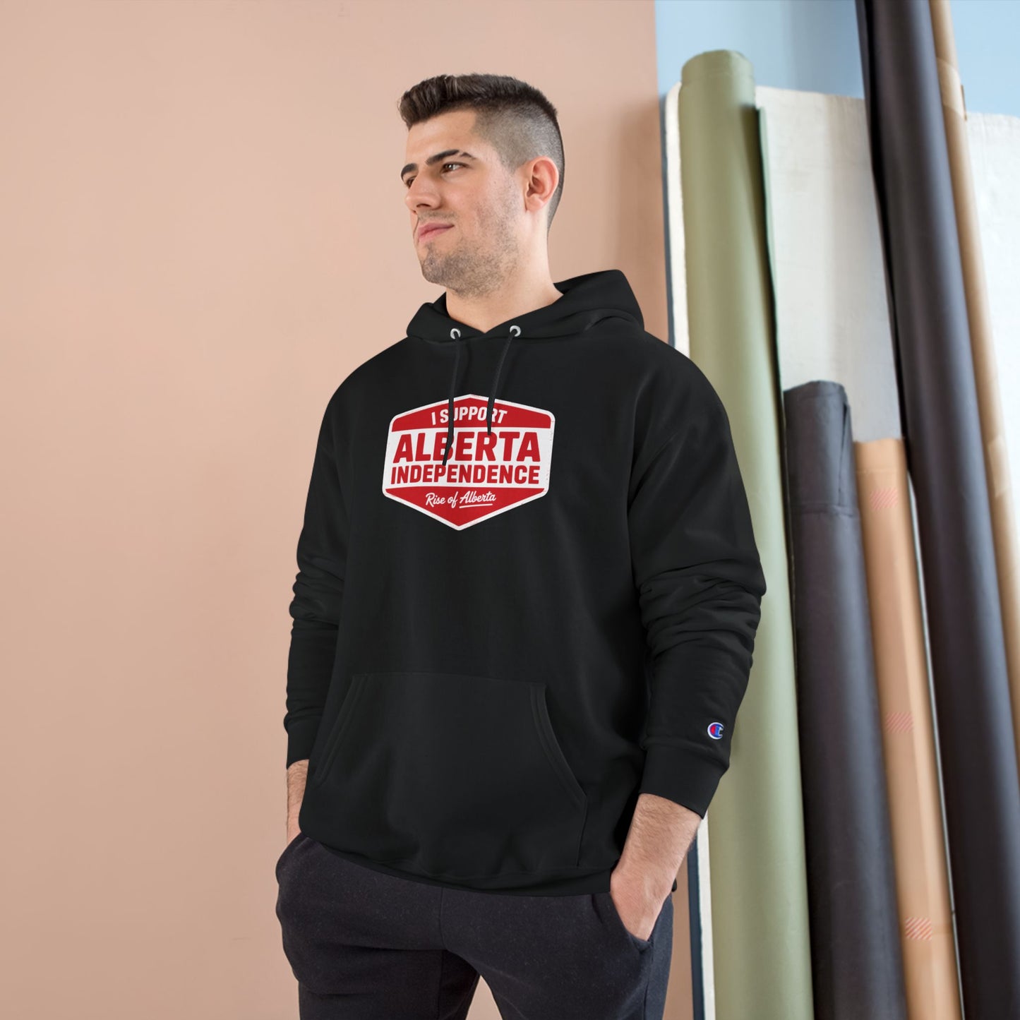 Champion I Support Alberta Independence Hoodie