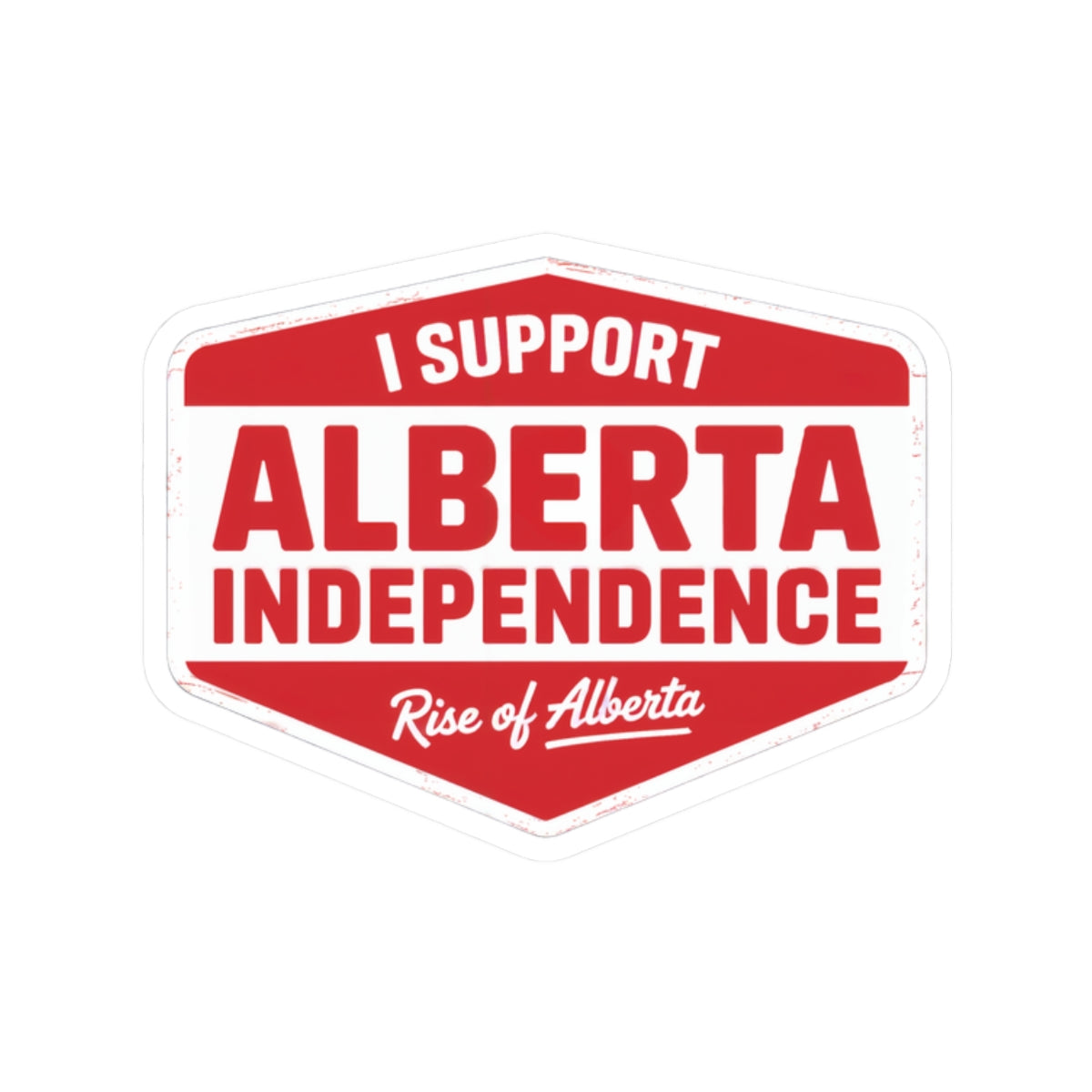I Support Alberta Independence Kiss-Cut Sticker