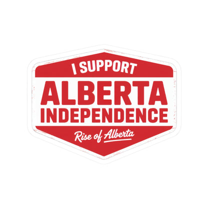 I Support Alberta Independence Kiss-Cut Sticker