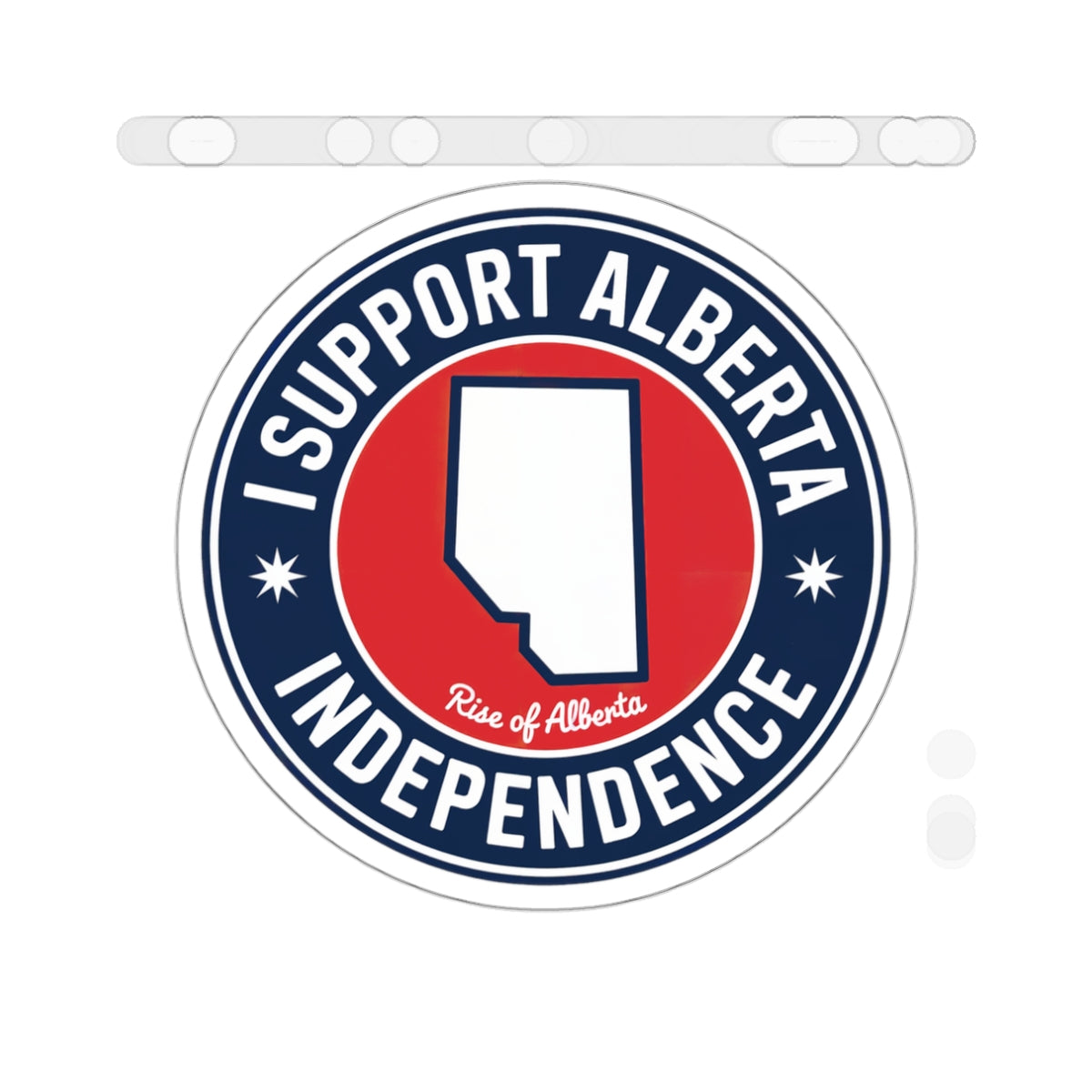 I Support Alberta Independence Die-Cut Sticker (Indoor & Outdoor Use)