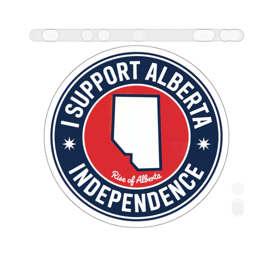 I Support Alberta Independence Die-Cut Sticker (Indoor & Outdoor Use)