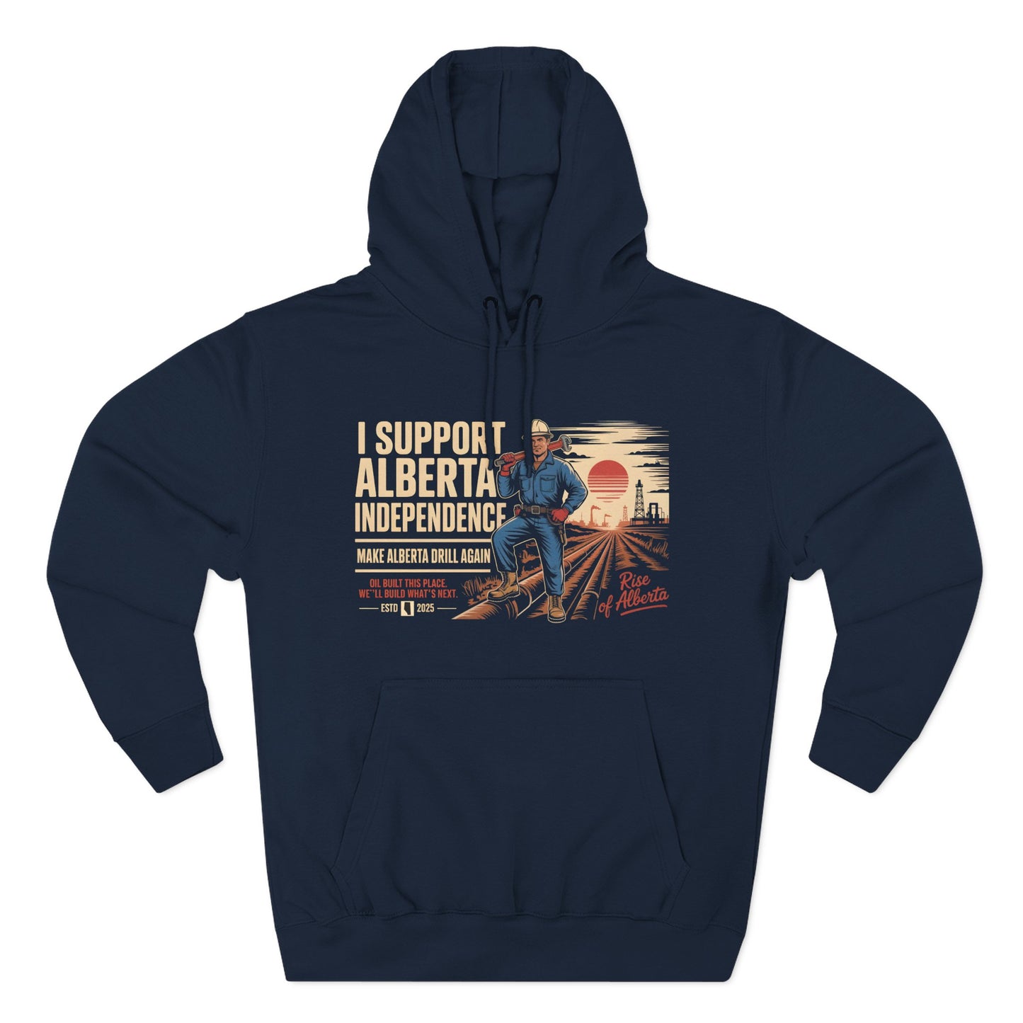 Support Independence Oil Worker Hoodie